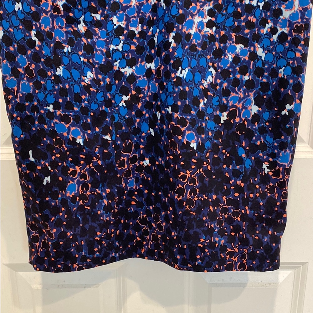 Gorgeous LK BENNETT London Vanessa Floral Tailored Dress Pink & Blue Size 4 - Picture 5 of 11